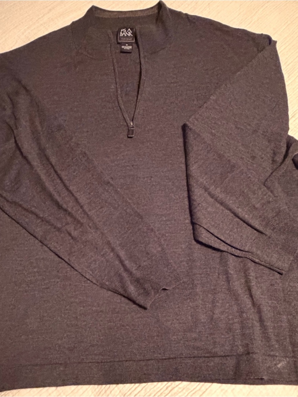 Jos. A. Bank Traveler Zip-Up Sweater - Black